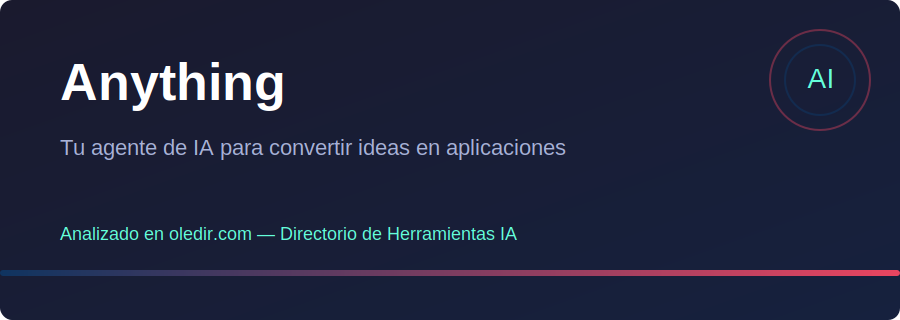 Anything - Análisis completo en oledir.com