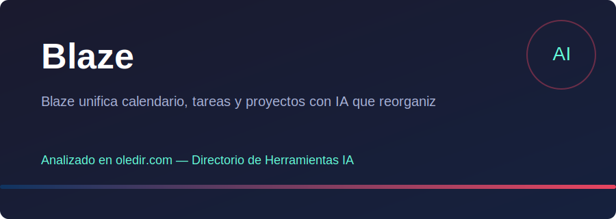 Blaze - Análisis completo en oledir.com