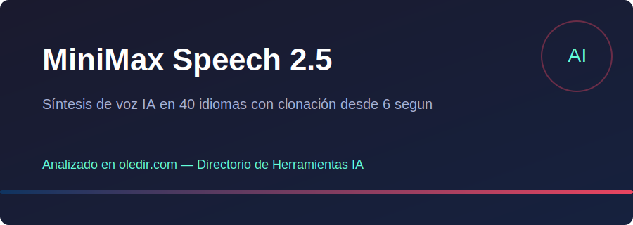 MiniMax Speech 2.5 - oledir.com