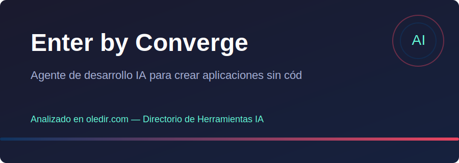 Enter by Converge - Análisis completo en oledir.com