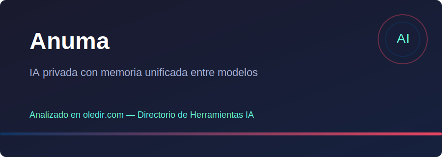 Anuma - Análisis completo en oledir.com