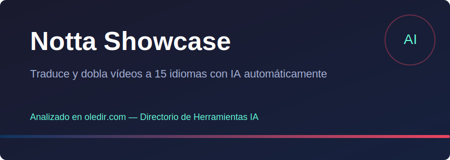 Notta Showcase - oledir.com