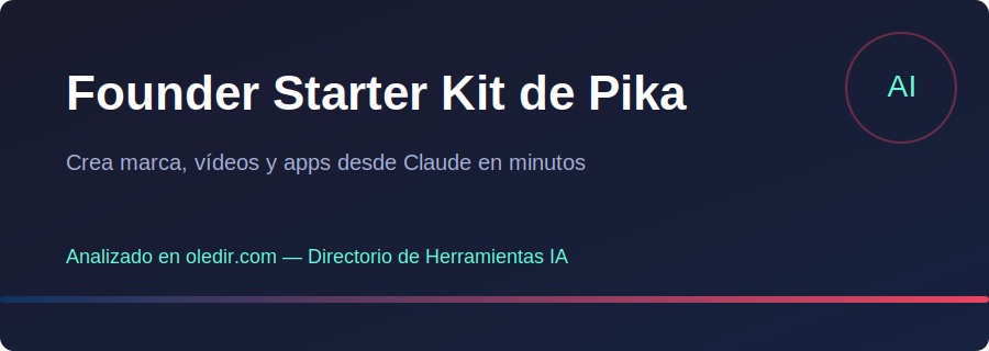 Founder Starter Kit de Pika - Análisis completo en oledir.com