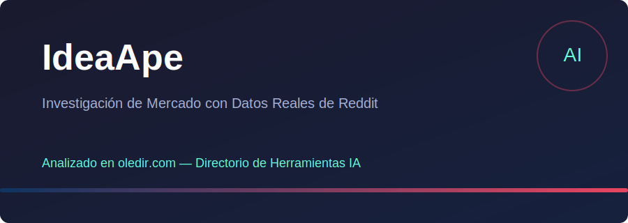 IdeaApe - Análisis completo en oledir.com
