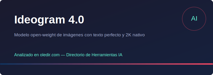 Ideogram 4.0 - Análisis completo en oledir.com