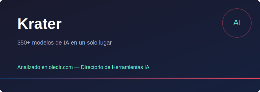 Krater - Análisis completo en oledir.com