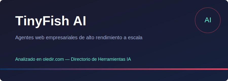 TinyFish AI - Análisis completo en oledir.com