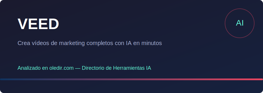 VEED - Análisis completo en oledir.com