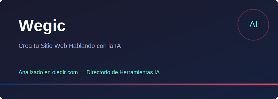 Wegic - Análisis completo en oledir.com