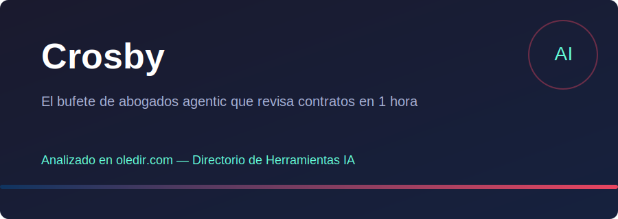 Crosby - Análisis completo en oledir.com