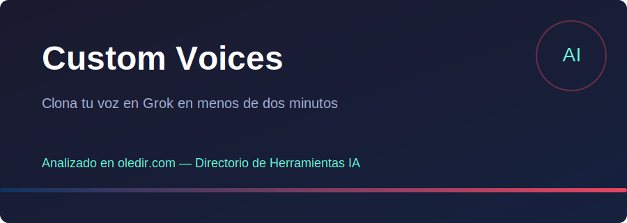 Custom Voices - Análisis completo en oledir.com