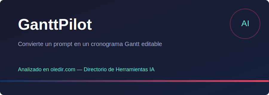 GanttPilot - Análisis completo en oledir.com