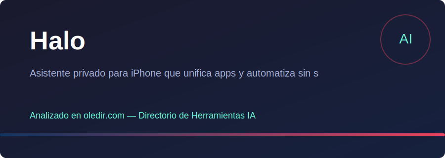 Halo - Análisis completo en oledir.com