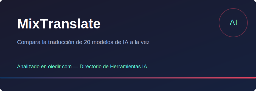MixTranslate - Análisis completo en oledir.com