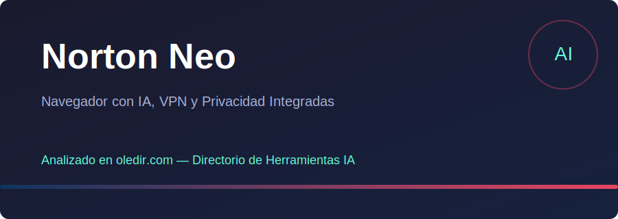 Norton Neo - Análisis completo en oledir.com
