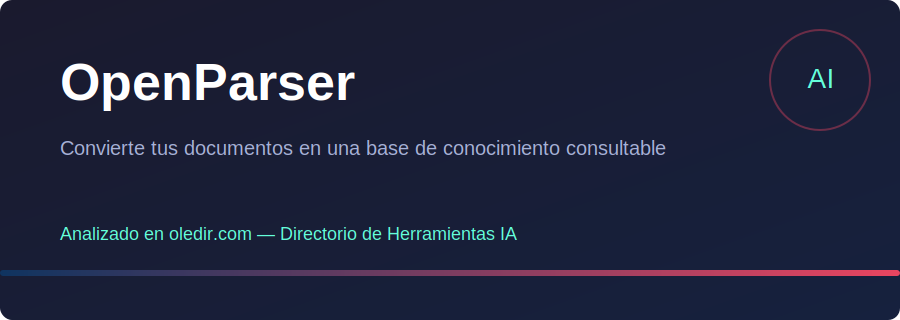 OpenParser - Análisis completo en oledir.com