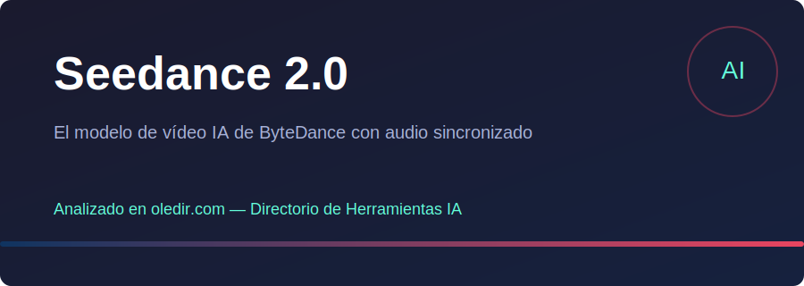 Seedance 2.0 - Análisis completo en oledir.com