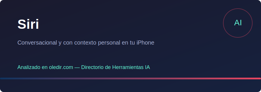 Siri - Análisis completo en oledir.com