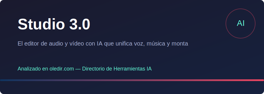 Studio 3.0 - Análisis completo en oledir.com