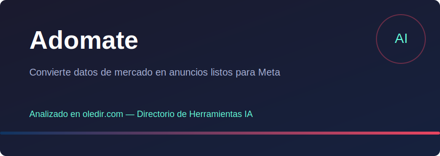 Adomate - Análisis completo en oledir.com