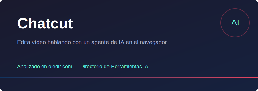 Chatcut - Análisis completo en oledir.com