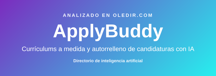 ApplyBuddy - oledir.com, directorio de inteligencia artificial