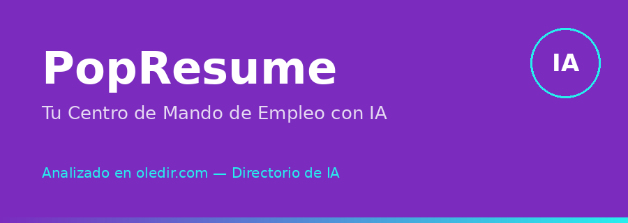 PopResume - oledir.com, directorio de inteligencia artificial