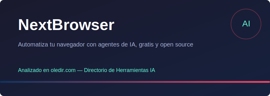 NextBrowser - Análisis completo en oledir.com