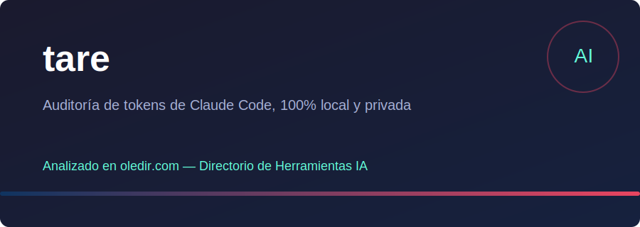 tare - Análisis completo en oledir.com