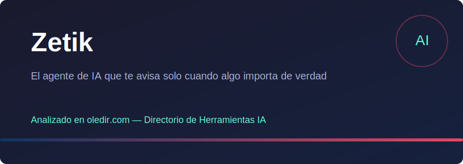 Zetik - oledir.com, directorio de inteligencia artificial
