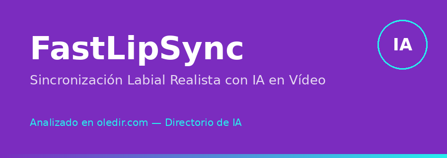 FastLipSync - oledir.com, directorio de inteligencia artificial