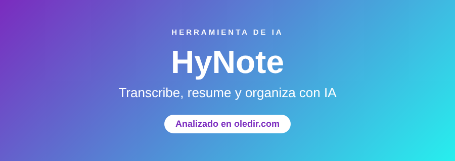 HyNote - oledir.com, directorio de inteligencia artificial