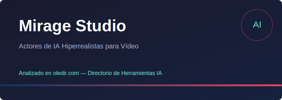 Mirage Studio - oledir.com, directorio de inteligencia artificial