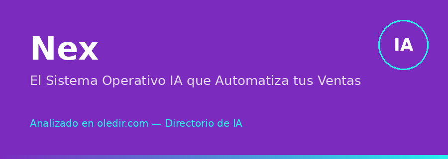 Nex - oledir.com, directorio de inteligencia artificial