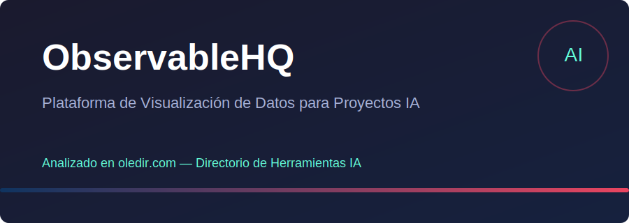 ObservableHQ - oledir.com, directorio de inteligencia artificial
