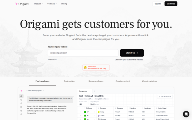 Origami - oledir.com, directorio de inteligencia artificial