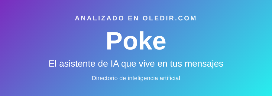 Poke - oledir.com, directorio de inteligencia artificial