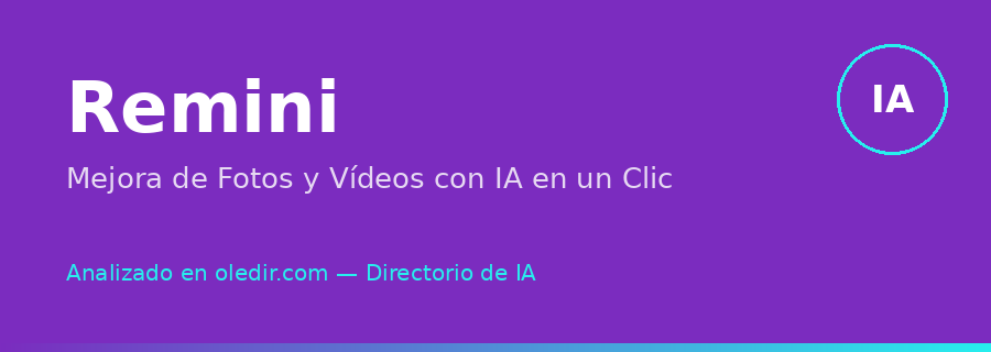Remini - oledir.com, directorio de inteligencia artificial