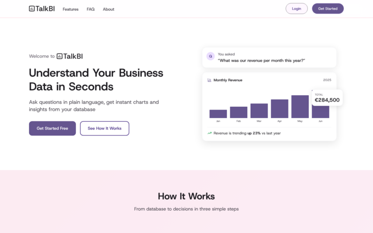 TalkBI: interfaz web para preguntar a tu base de datos en lenguaje natural
