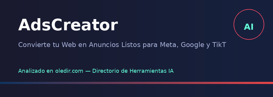 AdsCreator - oledir.com, directorio de inteligencia artificial