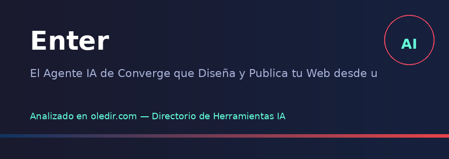 Enter - oledir.com, directorio de inteligencia artificial